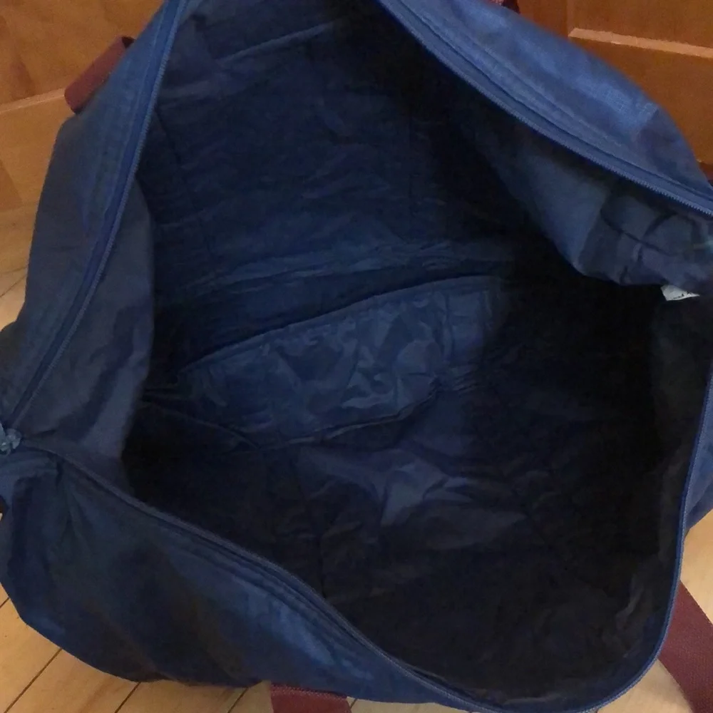PIERRE CARDIN Navy and Red Brown Luggage/ Tote Bag- 20